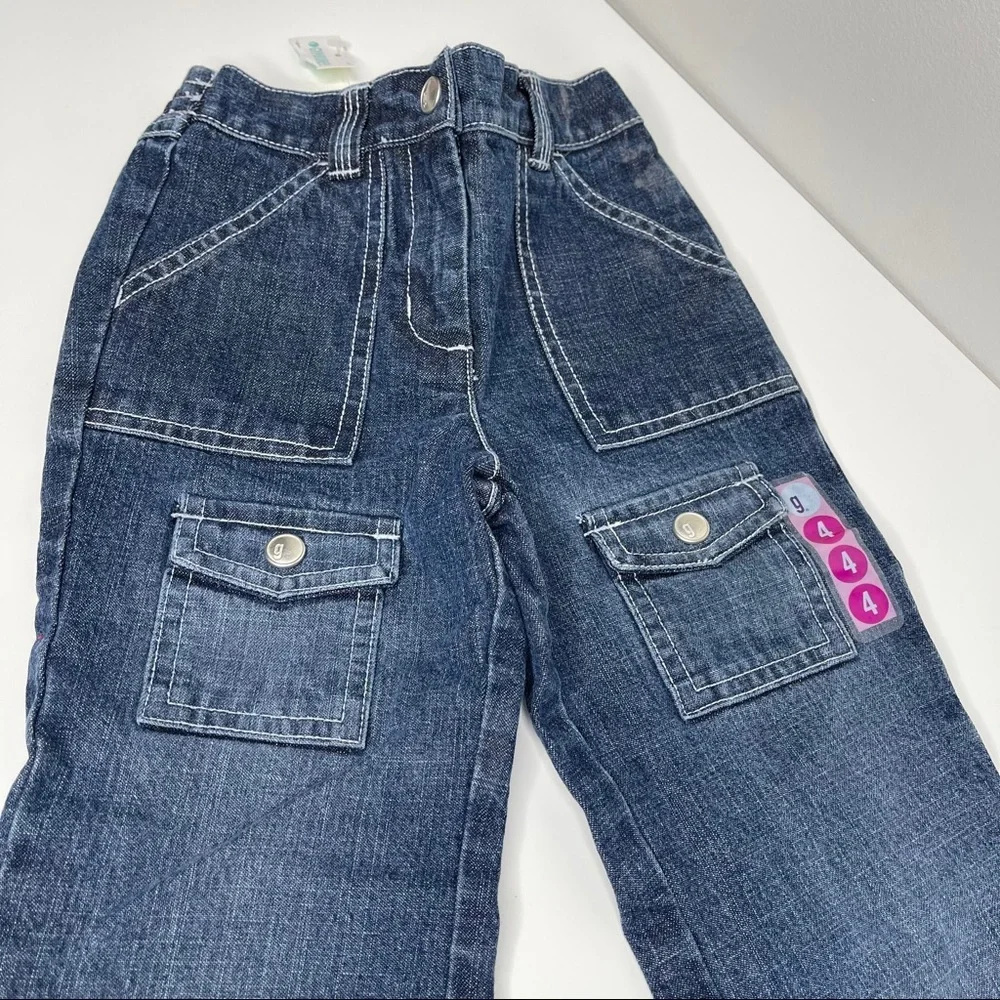 Gymboree button down sweater and jeans